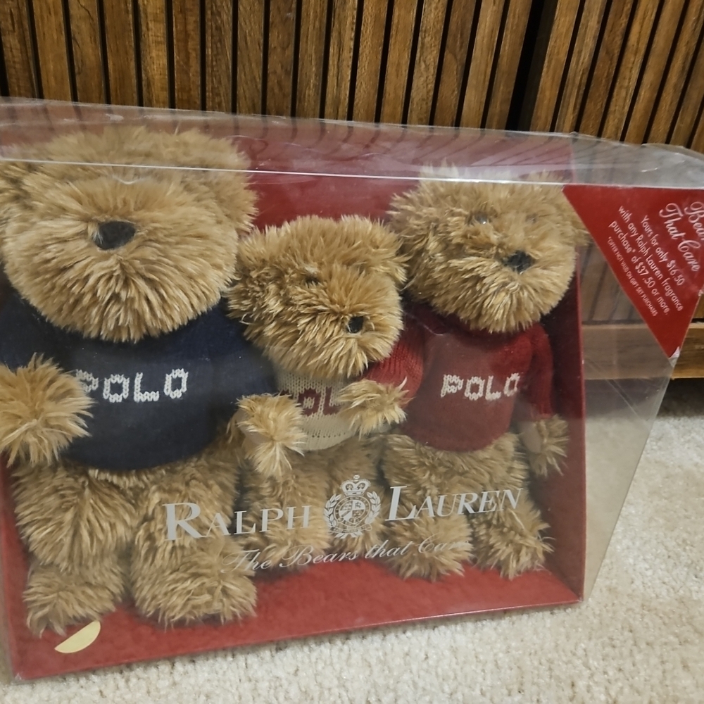 Ralph Lauren Polo Bear Trio Set